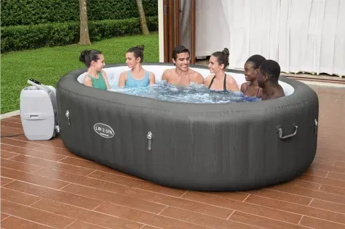 Lay-Z-Spa Mauritius 7 Person AirJet Hot Tub OR £550 CASH ALT