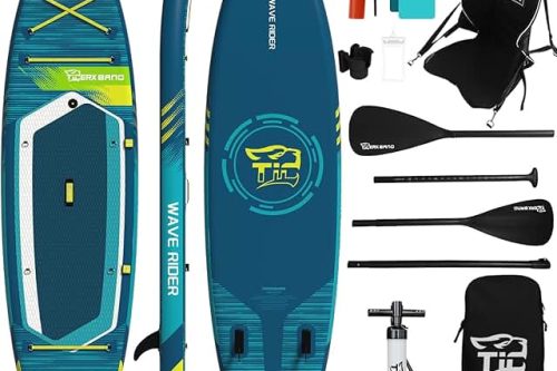 TIGERXBANG Inflatable Stand Up Paddle Board 11'6"/11'/10' with SUP Board Accessories -AUTO WIN