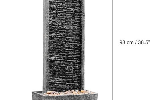 Home Garden Water Feature with LED Lights and Pump-AUTO WIN