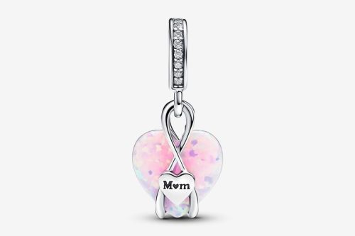 🦊 PANDORA Mum Opalescent Heart Dangle Charm- AUTO WIN 18/03