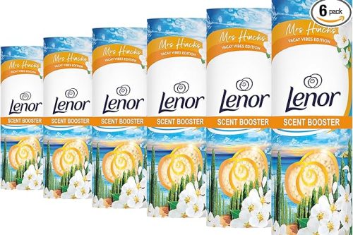 🦊 Lenor In-wash Scent Boosters 176 g, Orange Blossom & Coastal Cypress, Part of Mrs Hinch's Vacay Vibes Collection (Pack of 6)-AUTO WIN