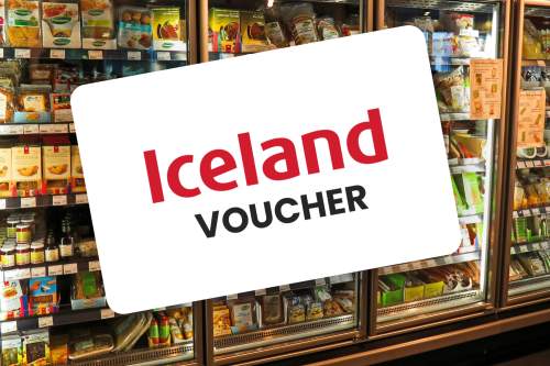 £50 ICELAND GIFT VOUCHER -AUTO-WIN 13/12