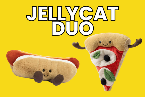 🦊 JELLYCAT Amuseables Slice of Pizza & Amuseables Hot Dog -AUTO WIN