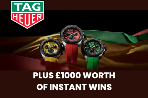 TAG HEAUER FORMULA 1 - PLUS £1000 WORTH OF INSTANT WINS-AUTO WIN