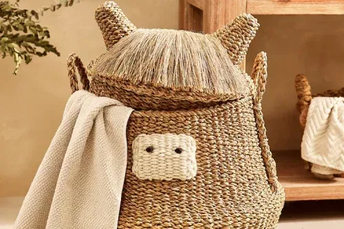 🦊 Natural Hamish Hamper Laundry Sorter-AUTO WIN