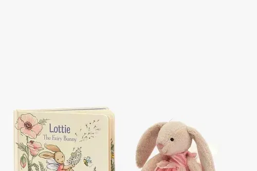 Jellycat Lottie AND the Fairy Bunny Kids' Board Book-AUTO WIN