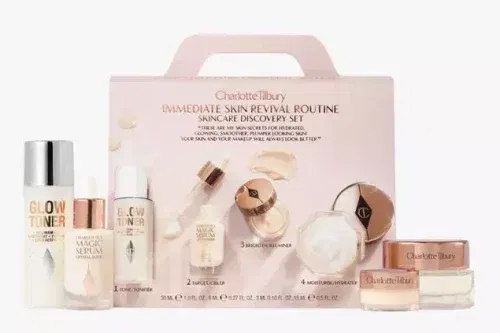 CHARLOTTE TILBURY IMMEDIATE SKIN REVIVAL ROUTINE SKINCARE DISCOVERY SET-AUTO WIN