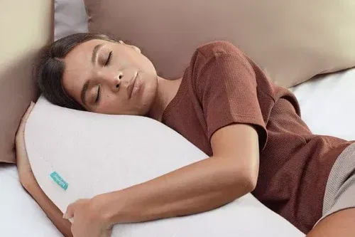 Kally Sleep Full Length Body Support Pillow, Pure White-AUTO WIN