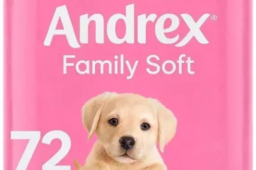 Andrex Family Soft Toilet Tissue 72 Toilet Rolls-AUTO WIN 02/05