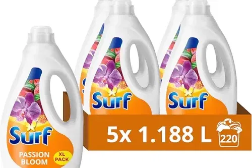 🦊Surf Passion Bloom Laundry Washing Liquid 220 washes with a joy-infused fragrance (5x 1.188 L)-AUTO WIN 23/06