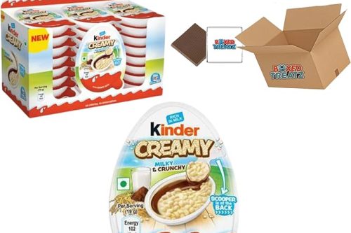 🦊 2 WINNERS Kinder Creamy Milky & Crunchy Chocolate Treats –AUTO WIN 22/04