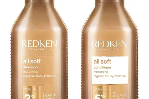 Redken All Soft Shampoo 300ml and Conditioner 300ml Hydrating Bundle to add Softness & Shine for Dry Hair-AUTO WIN