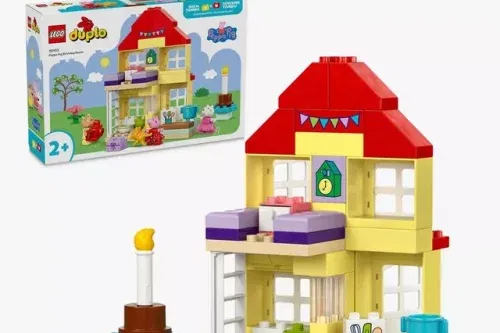 LEGO DUPLO Peppa Pig Birthday House Toy for Toddlers 10433-AUTO WIN