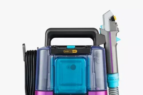 Shark PX250UKT StainStriker HairPro Pet Carpet Cleaner, Silver/Fuchsia