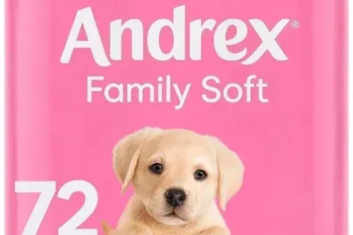 Andrex Family Soft Toilet Tissue 72 Toilet Rolls-AUTO WIN 09/05
