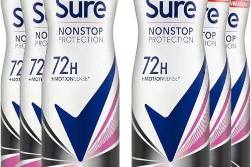 🦊Sure Antiperspirant 72H Deodorant for Women, 250ml (Invisible Pure, Buy 6)-AUTO WIN