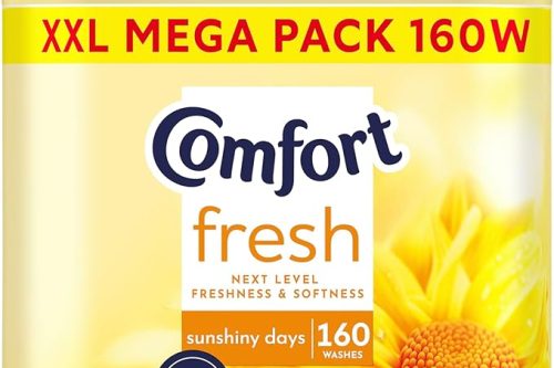 🦊 3 WINNERS -Comfort Fresh Sunshiny Days Fabric Conditioner Softener with Motion-Activated Fragrance Technology 100 Days of Freshness 160 washes (4.8 L) -AUTO WIN