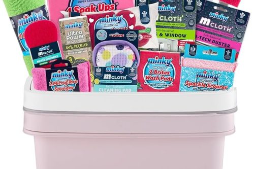 🦊Minky Love Your Home Cleaning Bundle, 13 Different Cleaning Products With 2 Storage Caddies- AUTO WIN