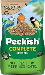🦊Peckish Complete Seed and Nut No Mess Wild Bird Food Mix, 12.75kg-AUTO WIN