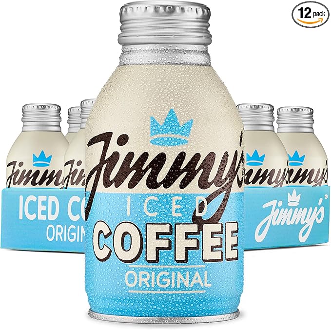 Jimmy's Iced Coffee The Big Original - 12 Pack Of 380ml BottleCans, Ready-to-Drink Iced Latte, Rainforest Alliance Coffee