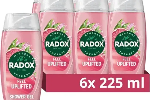 🦊 4 WINNERS-Radox Mineral Therapy Feel Uplifted Shower Gel with Grapefruit & Ginger Scent – 225 ml (Pack of 6)-AUTO WIN