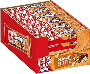 🦊 Nestlé Kitkat Chunky Peanut Butter 42g (Pack of 24)-AUTO WIN