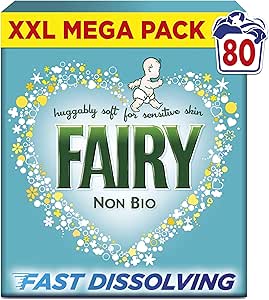 🦊Fairy Non Bio Washing Powder 4.4kg, 80 Washes, for Sensitive Skin-AUTO WIN