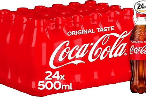 🦊 Coca Cola Classic Cola 500 ml (Pack of 24)-AUTO WIN