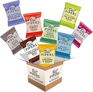 🦊Pipers Crisps Custom 24x40g Pack Selection | Choose any 3 Flavours, Receive 8 Bags of Each Choice | 24 Bags Total-AUTO WIN