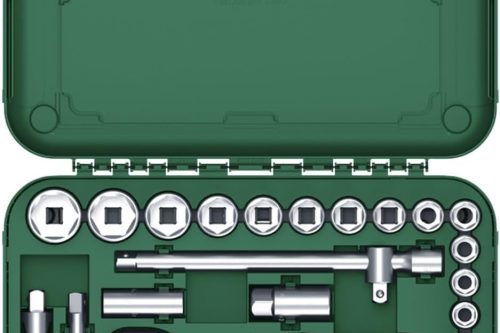 Bosch 1/4" + 1/2" Ratchet Set 57-Piece AUTO WIN