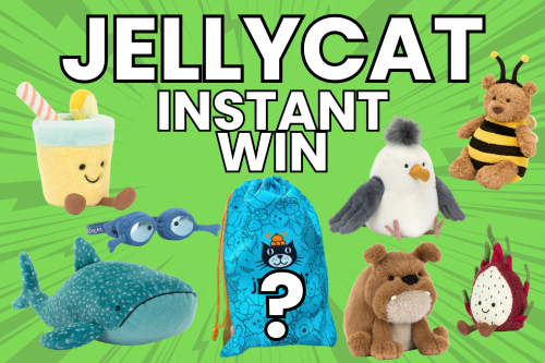 🦊 JELLYCAT INSTANT WIN COMP- MAIN JACKPOT A MYSTERY JELLYCAT-AUTO WIN