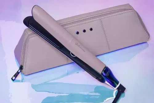 ghd Chronos Limited Edition Hair Straightener with Matching Heat-Resistant Bag, Pink-AUTO WIN