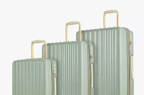 Rock Primrose 8-Wheel Suitcase Set, 3 Piece, Green