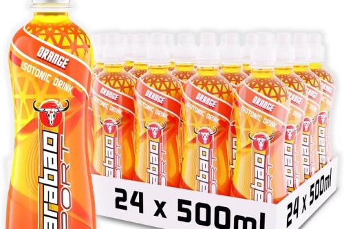 🦊Carabao Sport Energy Drink Orange, 24 x 500ml Bottles Case-AUTO WIN 04/06