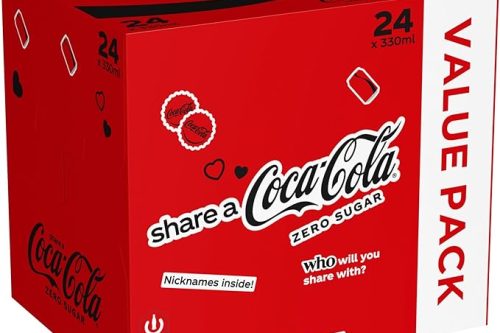 🦊 3 X Coca-Cola Zero Sugar 24 x 330 ml-AUTO WIN