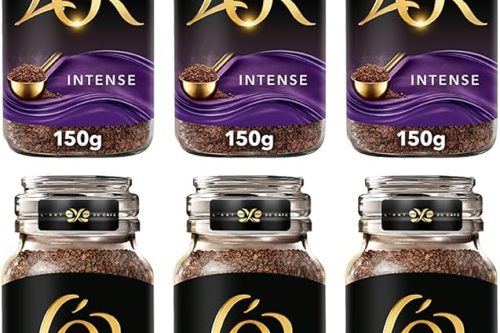 🦊 L'OR Intense Instant Coffee 150g (Pack of 6 Jars, Total 900g)-AUTO WIN
