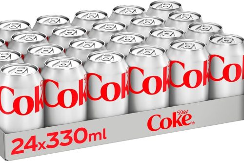 🦊 3XDiet Coke Can Cola, Tray 330 ml (Pack of 24)-AUTO WIN