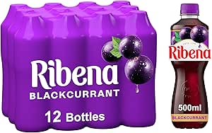 🦊2XRibena Blackcurrant Juice Drink 500ml - Multipack of 12 | AUTO WIN