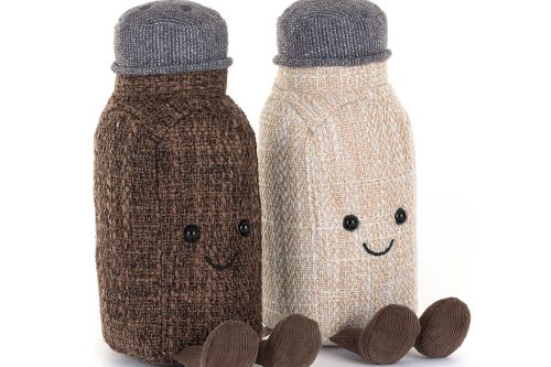 🦊 JELLYCAT Amuseables Rocksy Salt & Miller Pepper-AUTO WIN