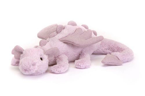 🦊 JELLYCAT LITTLE Lavender Dragon-AUTO WIN