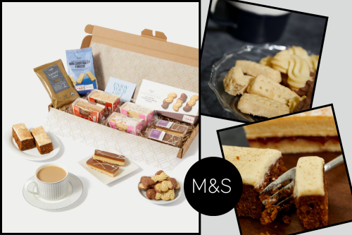 🦊 M&S Hampers  Afternoon Tea Letterbox Gift-AUTO WIN