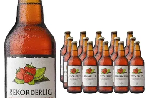 🦊 Rekorderlig Strawberry & Lime Cider 15 x 500ml Case-AUTO WIN