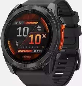Garmin fēnix 8 GPS, 51mm, Multisport Smartwatch, Black-AUTO WIN