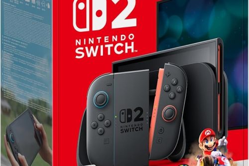 NINTENDO SWITCH 2 256GB CONSOLE WITH JOY-CON 2 & MARIO KART WORLD, BLACK-19/08-AUTO WIN