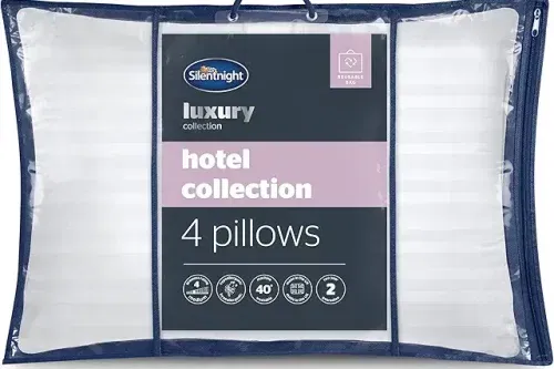🦊 Silentnight Hotel Collection Pillows 4 Pack - Luxury Hotel Quality Pillows -AUTO WIN