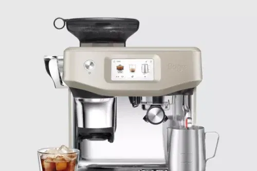 Sage Barista Touch Impress Cold Coffee Machine, Almond Nougat