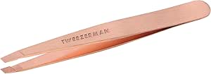 Tweezerman Rose Gold Stainless Steel Slant Tweezer-AUTO WIN 30/08