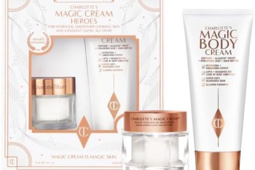 Magic Cream Heroes Set Face Cream 50ml - Body Caffeine + Algaktiv Uplift 200ml - Skincare set for face and body-AUTO WIN 02/09