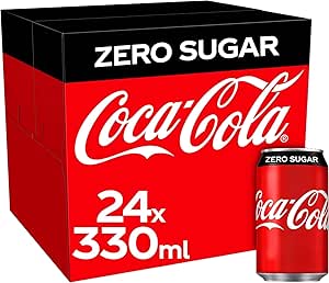 2XCoke Zero Fizzy Drinks 24 x 330ml Cans-AUTO WIN 31/08