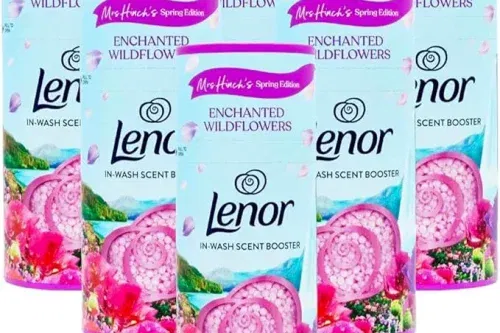 LENOR SCENT BOOSTERS 6 X 155G, ENCHANTED WILDFLOWERS, PART OF MRS HINCH’S SPRING EDITION-AUTO WIN 04/10
